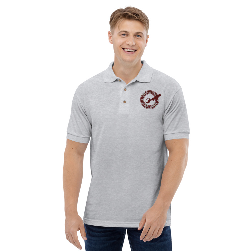Espresso Team Embroidered Polo Shirt