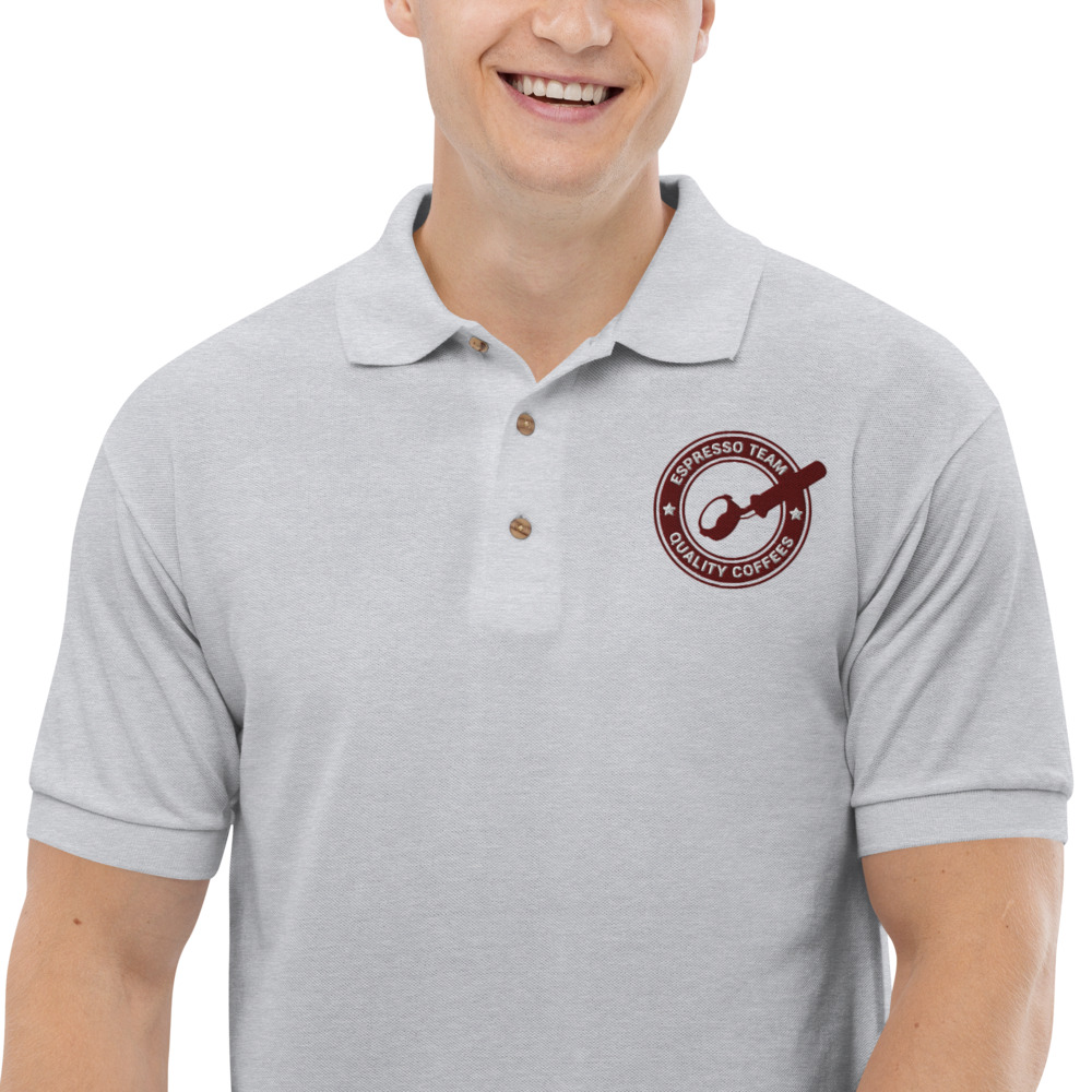 Espresso Team Embroidered Polo Shirt - Image 3