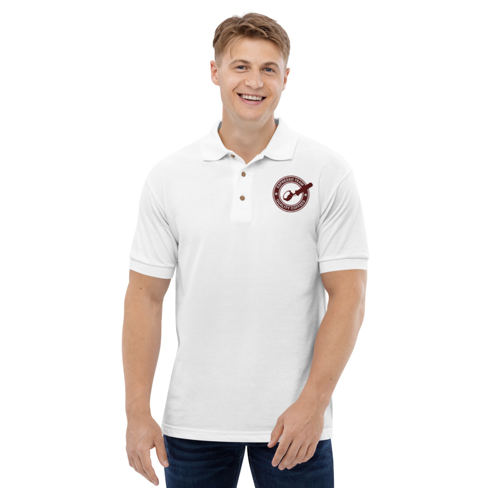 Espresso Team Embroidered Polo Shirt - Image 4