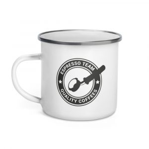 Espresso Team Enamel Mug