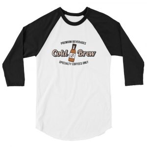 Cold Brew 3/4 sleeve raglan shirt