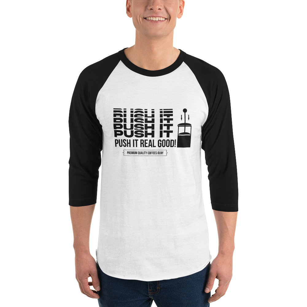 Push it 3/4 sleeve raglan shirt - Image 2